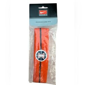 Nike Swoosh Illinois Fighting Illini‎ Y2K NEW Basketball Headband Orange NCAA